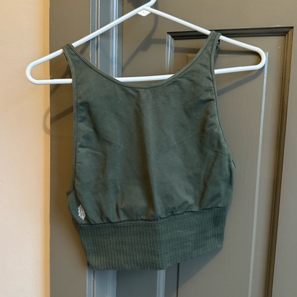 Free People Good Karma High Neck Crop Top - Picture 4 of 5